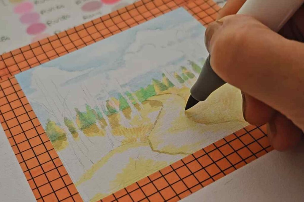 How to Paint Autumn Scenes with Alcohol Markers: Three Tutorials ...