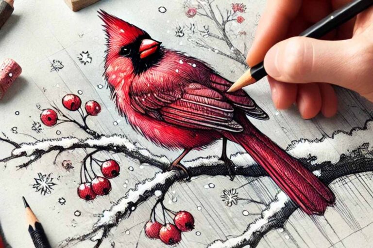 Simplistic Cardinal Learn to Draw a Cardinal with Simple Techniques