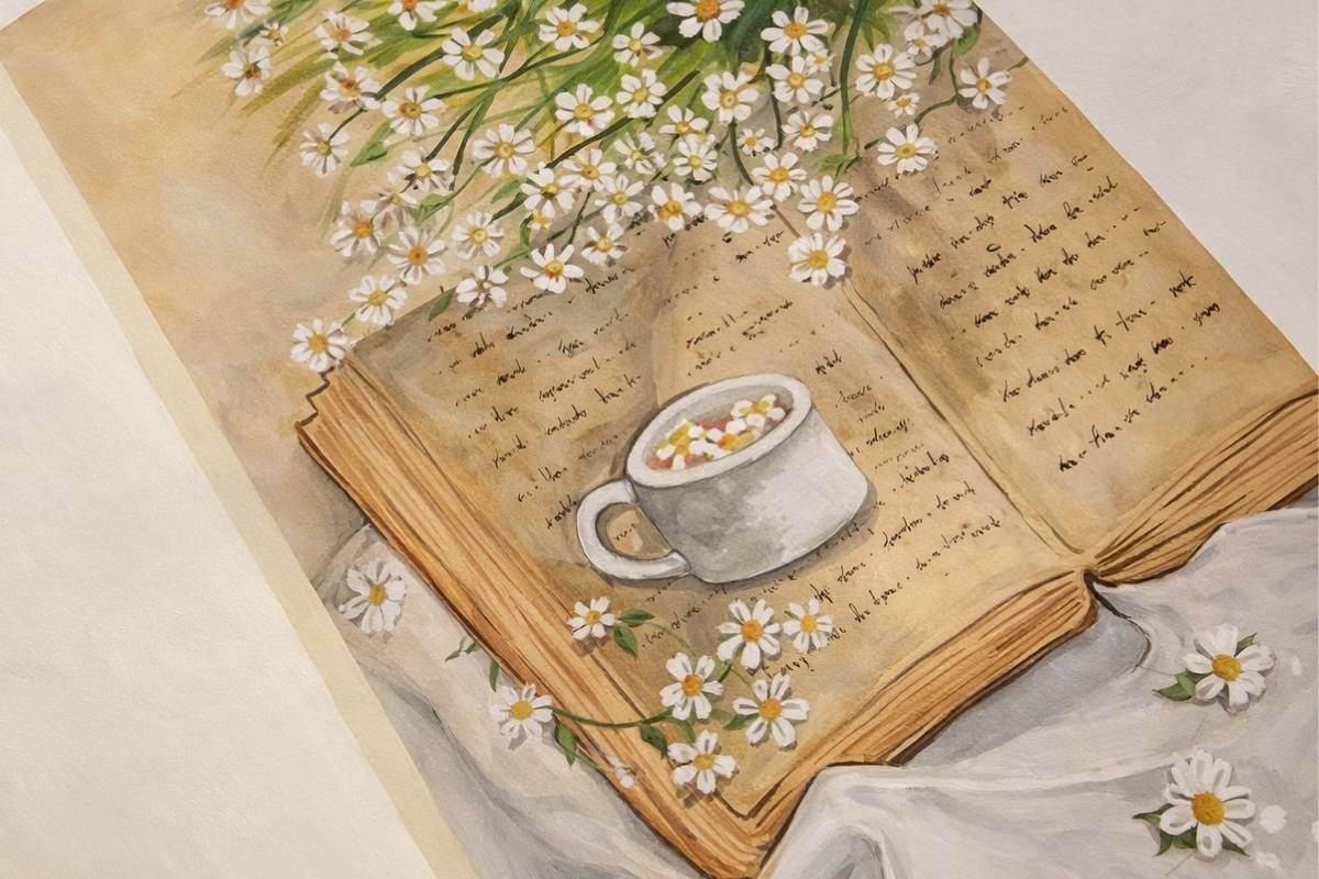 Step-by-Step Guide to Cozy Gouache Daisy Painting