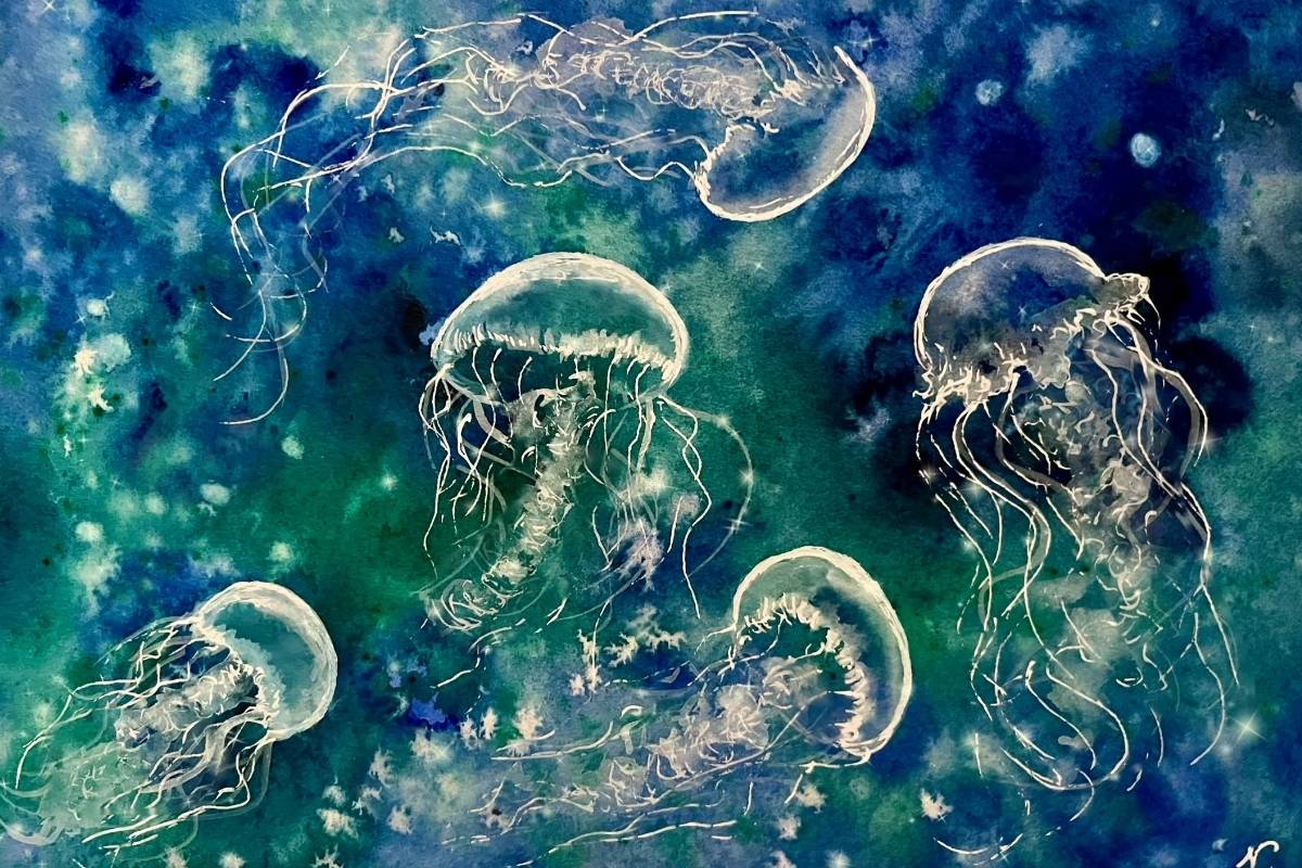 Ocean Animals in Watercolor: 5 Sea Life Step-by-Step Guides